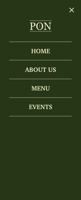 Hamburger menu