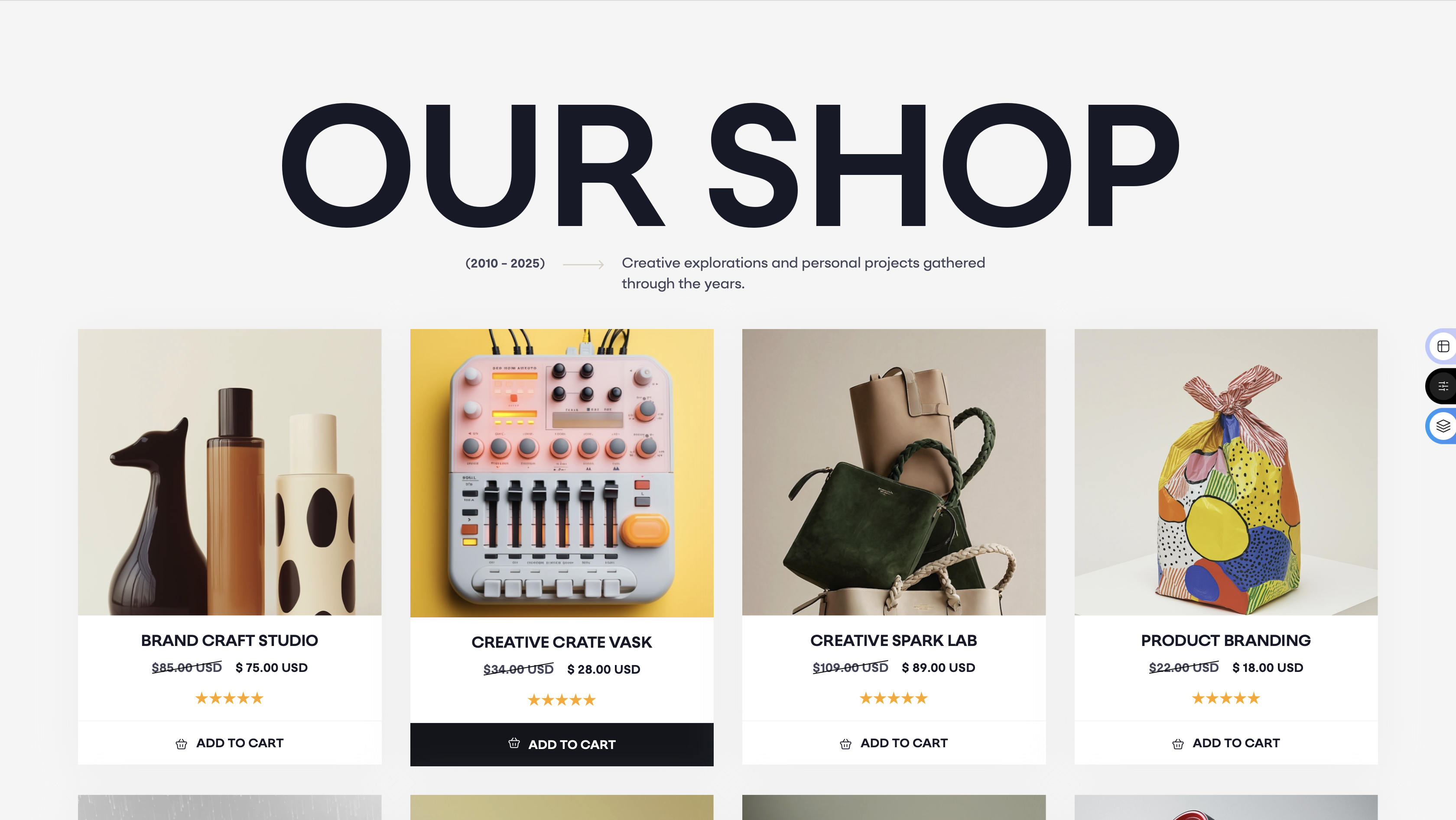 product hover state